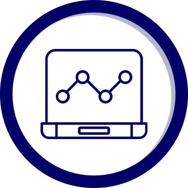 analitik simge vektör illüstrasyonu