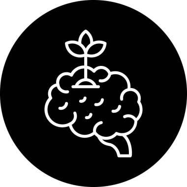 Bir ağaç simgesinin vektör illüstrasyonu