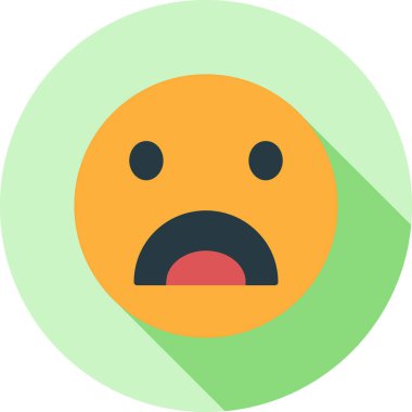 Emoji. Web simgesi vektör illüstrasyonu