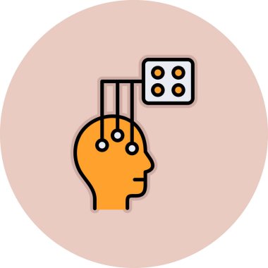 Vektör illüstrasyonu, simge ögesi arkaplanı