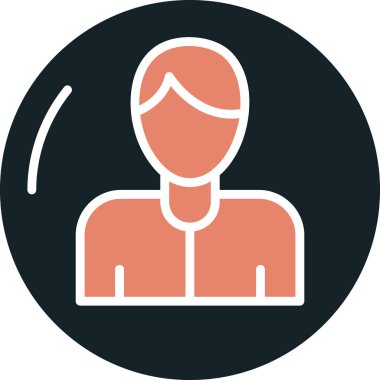 avatar erkek simgesi Doldurulmuş dış hat biçimi