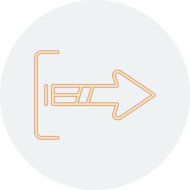 Yol simgesi vektör illüstrasyonu