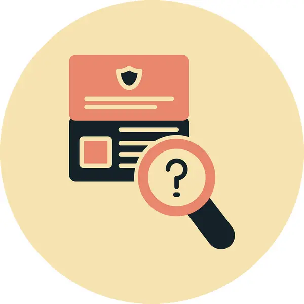 Passport web simgesi, vektör çizim