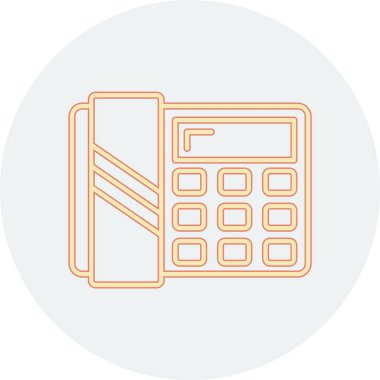 hesap makinesi simge, basit vektör çizim