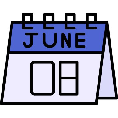 Takvim simge tasarlamak vektör