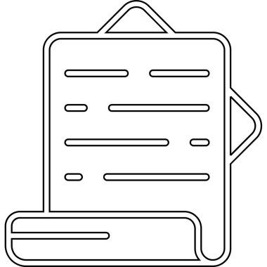 Kontrol listesi simgesine sahip dizin