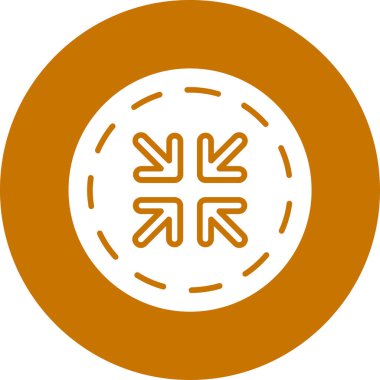 Tek bir simgenin vektör illüstrasyonu