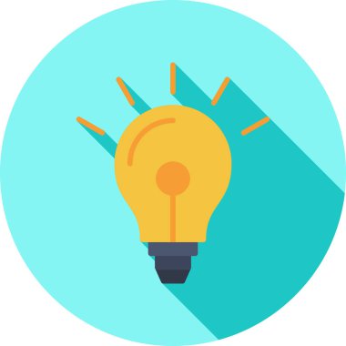 Fikir simgesi vektör illüstrasyonu