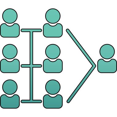 Sosyal ağ bağlantı simgesi