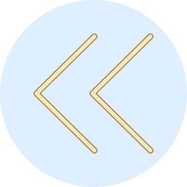 ok simgesi, vektör illüstrasyonu