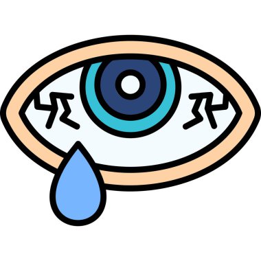 Göz simgesi vektör illüstrasyonu