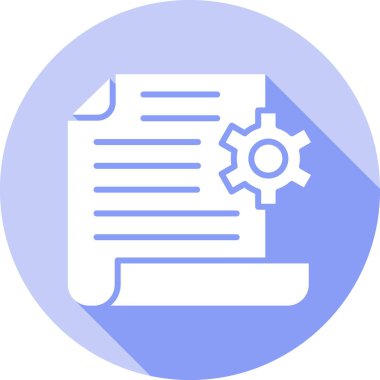 Dosya. Web simgesi basit illüstrasyon