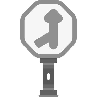 sokak lambası simgesi, vektör illüstrasyonu beyaz arkaplanda izole edildi