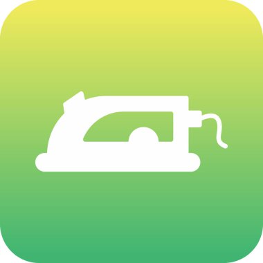 Benzin istasyonu simgesi yeşil vektörü beyaz arkaplanda izole edildi