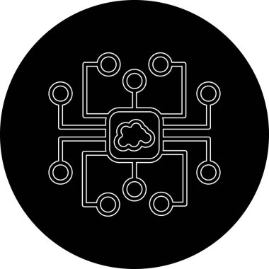 seo modern simgesinin vektör illüstrasyonu