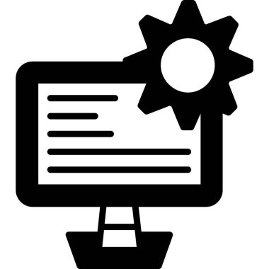 Web tasarım vektörü simgesi