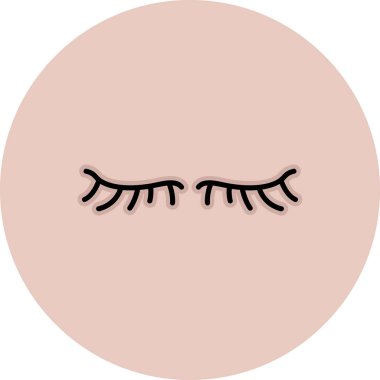 Uyuyan bir kadının vektör çizimi