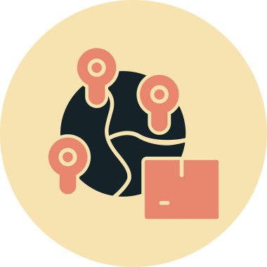 seo modern simgesinin vektör illüstrasyonu