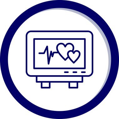 kalp vektör simgesini izle