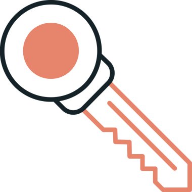 Bir evin karikatür simgesinin vektör çizimi