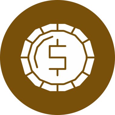 Sikke Simgesi vektör illüstrasyonu