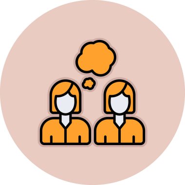 insanlar simge vektör illüstrasyonu