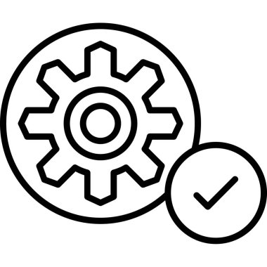 ayar simgesi vektör illüstrasyonu