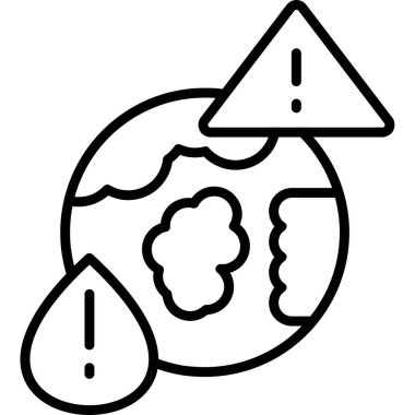 Planet Earth simgesini, anahat stili