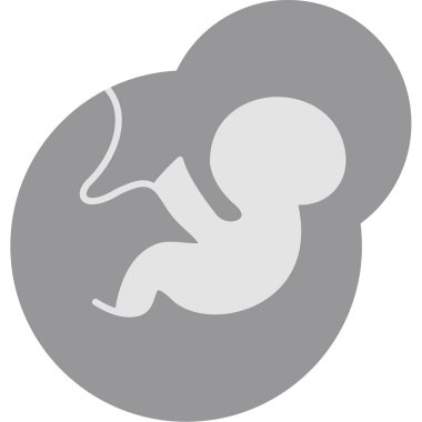 bebek emziği simgesi. vektör biçimi yuvarlak açılı düz ikonik sembol, pürüzsüz mavi renk, beyaz arkaplan.