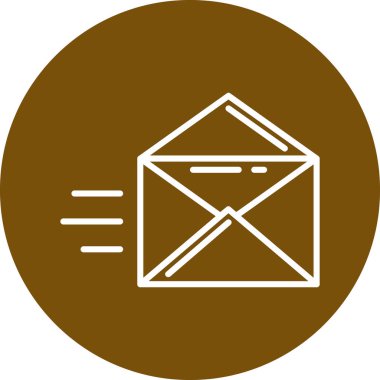 zarf simgesi, vektör çizimi