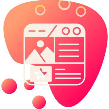 Haritalı bir tabletin vektör çizimi