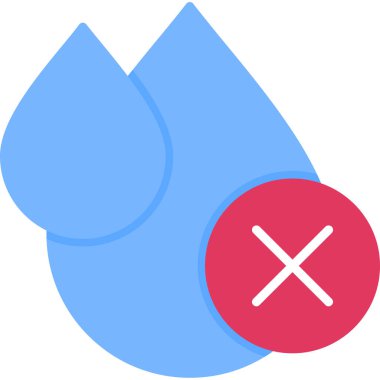 su damlası simgesi, basit tasarım