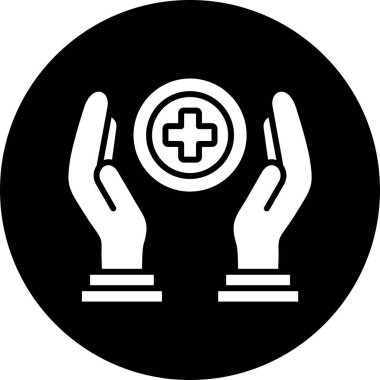 İlaç simgesinin vektör illüstrasyonu