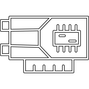 usb flash diski izole edilmiş simge