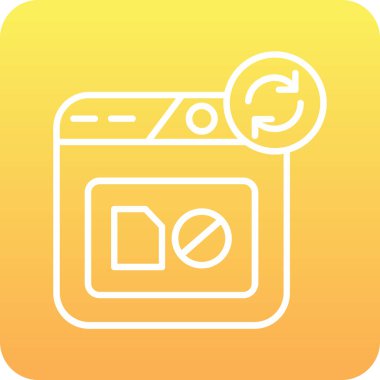 Benzersiz Dizin satır vektörü simgesi