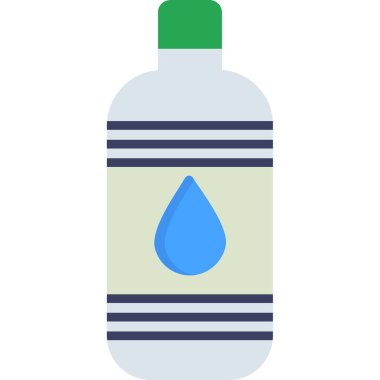 su şişesi simge vektör çizim