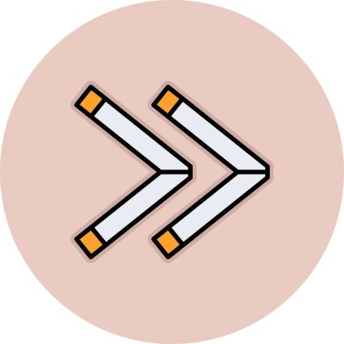 vektör Sigara Simgesi illüstrasyonu