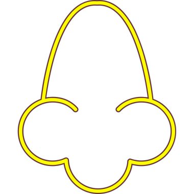 Sarı ve siyah çizgi, yapraklı bir çiçek sanatı..