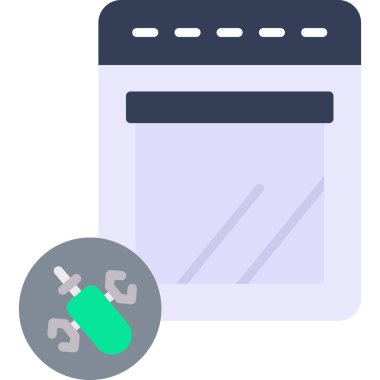 tarayıcı pencere vektör simgesi