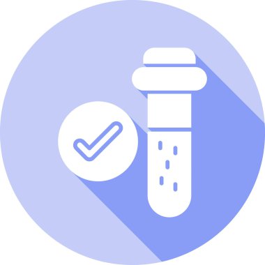 test simgesi vektör illüstrasyonu