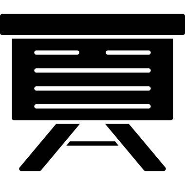 Sinema filmi ikonu. Beyaz arkaplanda izole edilmiş web tasarımı için film sinema vektör simgesinin basit bir gösterimi