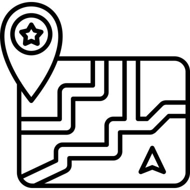 harita gezinme konumu simgesi