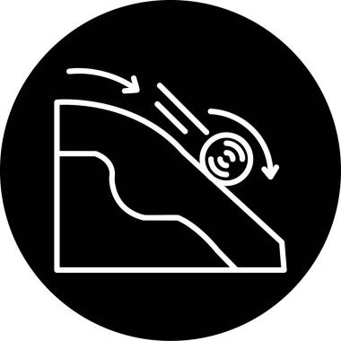 Yol işaretinin vektör illüstrasyonu