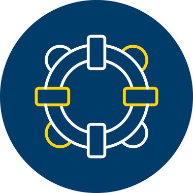 Vektör çan web simgesi