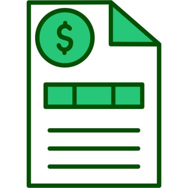 Belge. Web simgesi basit tasarım