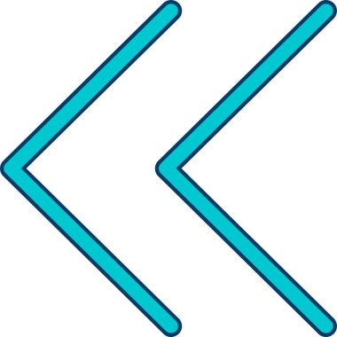 ok yönü simgesi doldurulmuş - çizgi biçimi