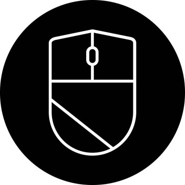 Kalkan vektör satırı simgesi