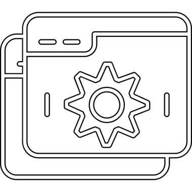 Güvenli kutu ikonu vektör illüstrasyon tasarımı