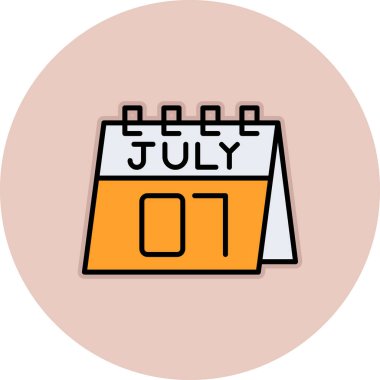 Takvim simgesi vektör illüstrasyon tasarımı