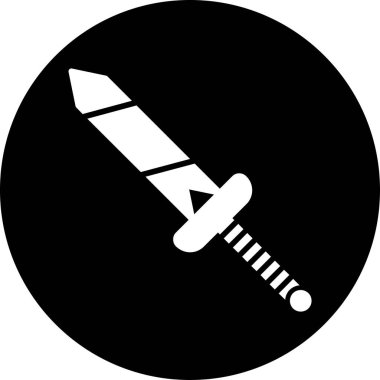 Silah simgesinin vektör illüstrasyonu